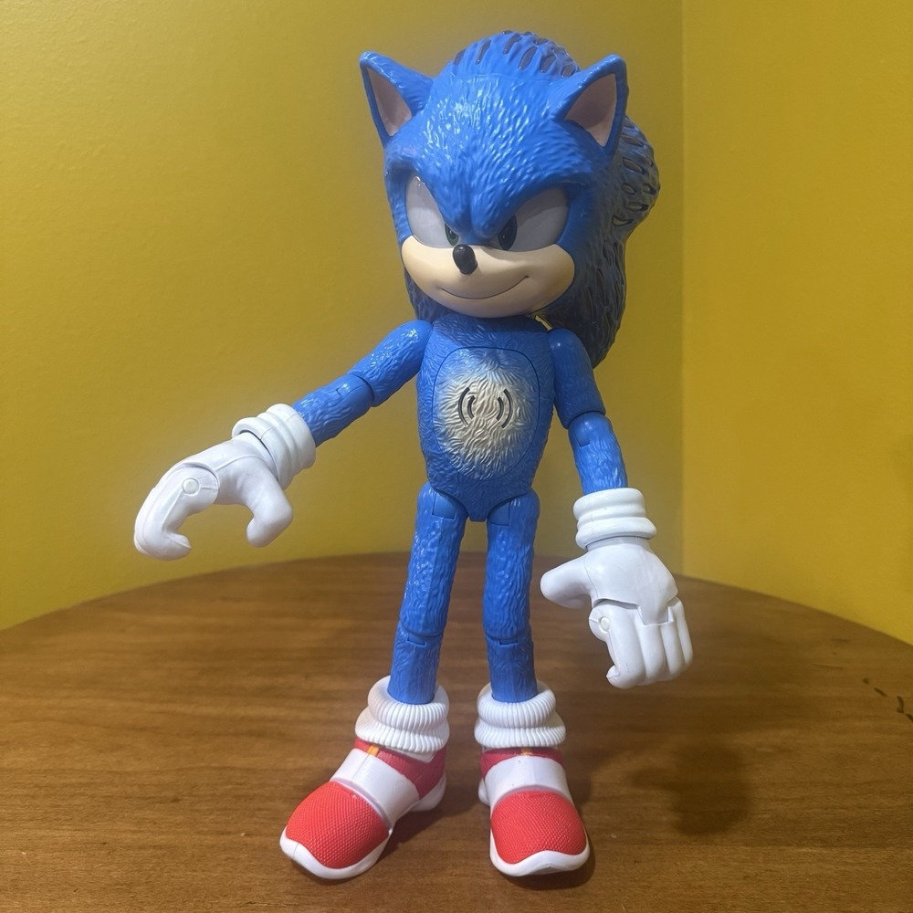 Sonic‎ The Hedgehog 3 Movie Ultimate Talking Figure Jakks Light Up & Voice 14"